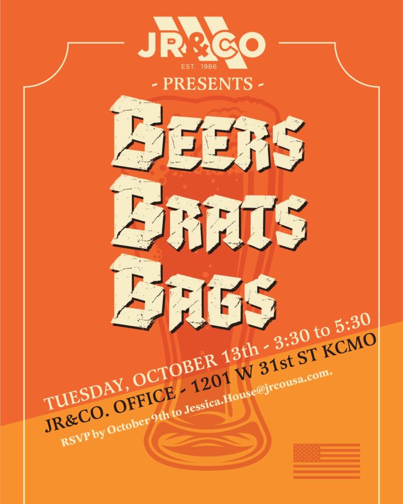 Beers Brats Bags Event Poster