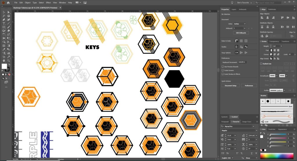 Keyforge - Key Token Design