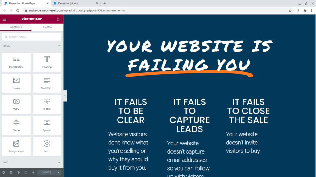 Your Website Is Failing You